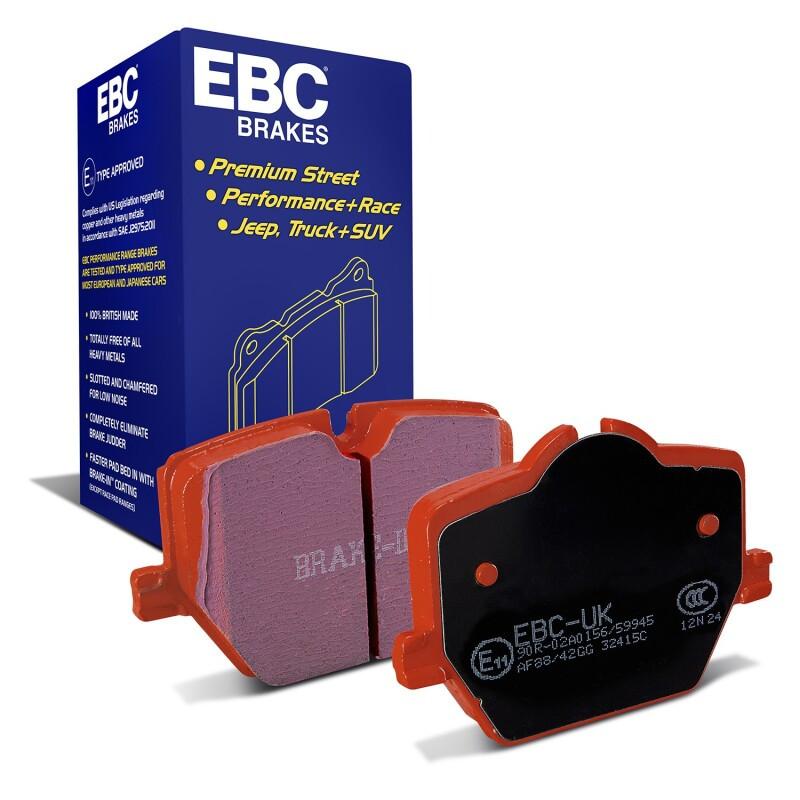 EBC 2019+ Toyota GR Supra (w/13.6in Rear Rotor) Redstuff Rear Brake Pads, photo 1 of 1