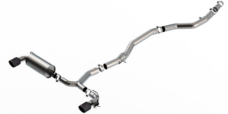 Borla 2020 Toyota Supra GR 3.0L I6 3in ATAK Catback Exhaust - Carbon Fiber Tips, photo 1 of 1
