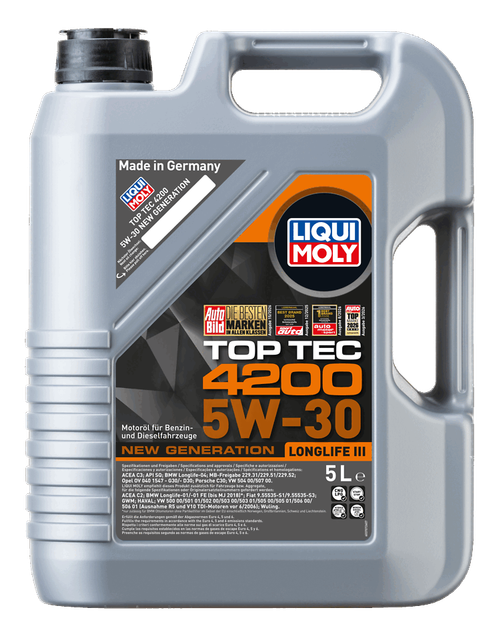 Liqui Moly Top Tec 4200 5W-30, 5L, photo 1 of 1