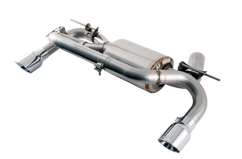 AWE Tuning BMW F3X 340i Touring Edition Axle-Back Exhaust - Chrome Silver Tips, photo 1 of 1