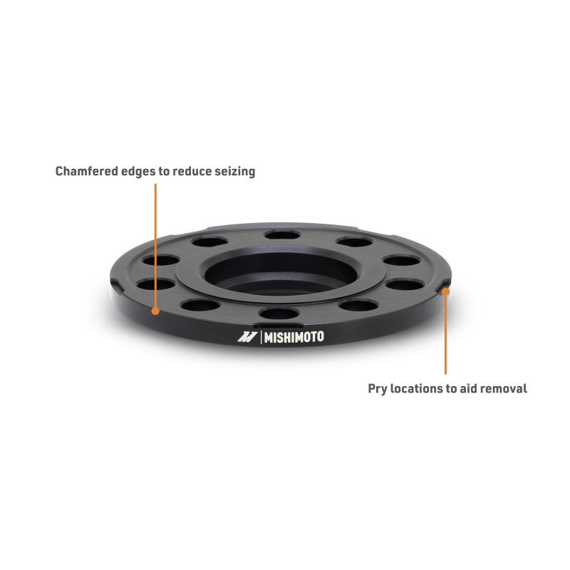 Mishimoto Wheel Spacers - 5x120 - 72.6 - 10 - M14 - Black, photo 1 of 1