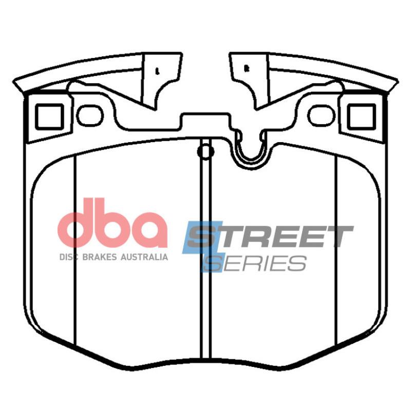 DBA 2018+ BMW X3 Street Series Front Brake Pads, photo 1 of 1
