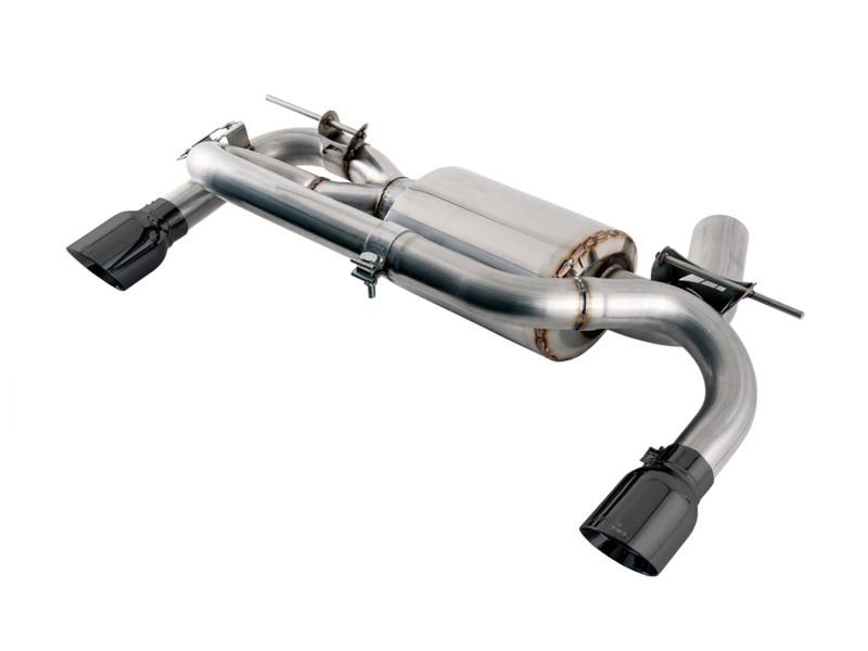 AWE Tuning BMW F3X 340i Touring Edition Axle-Back Exhaust - Diamond Black Tips, photo 1 of 1