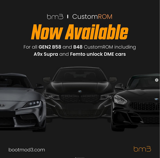 bootmod3 B58 Tune (BMW F/G-Series & A90 Supra)